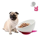 TAKIMI 犬 食器 陶器 犬用 食事 皿 いぬ フレンチブルドッグ 専用 フード ボウル ペット 餌入れ ペット用 水入れ 犬のボウル 猫のボウル ペット ご飯入れ 水入れ 滑り止め お手入れ簡単 無毒 食器 ボウル台 小型犬/猫用 ペット用品