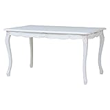 萩原 ハンプトンシリーズ ダイニングテーブル（アンティークホワイト） RKT-1692AW 4934257233545 【代引き不可】