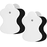 LEYAQU ロングライフ替えパッド 低周波治療器用 EMS機器用 交換パッド 粘着パッド 洗える パッドホック2.3mm 2組4枚入