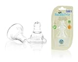 Pacific Baby Narrow Neck Teats, Medium Flow, 2-Count by Pacific Baby