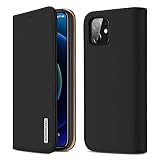 iPhone12 ケース iPhone12Pro ケース 手帳型 - 携帯カバー 本革 スマホケース iPhone12財布型 耐摩擦 全面保護 磁石付き iPhone 12 ケース 着脱しやすい iPhone12Pro ケース 手帳型 カード入れ スタンド機能 耐衝撃 6.1インチ (iPhone 12/ 12 Pro, ネイビーブルー)
