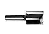 Bosch 2609256655 12.7mm Straight Bit Two Flutes with Tungsten Carbide/ 19.5mm Cutting Depth/ 6mm Sha