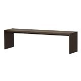 岩附(IWATSUKI) ローボード ダークブラウン 幅161cm 奥行44.5 高さ49.2 幅木よけ加工無し オーダー OC-50161DDB