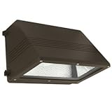 Hubbell Outdoor WGM150S 150-watt High Pressure Sodium Wallpack with Lamp, Full Cut-Off and Quad-Tap 