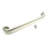WingIts WGB6SS32 STANDARD Grab Bar, Concealed Mount, Satin Stainless Steel, 32-Inch Length by 1.50-I
