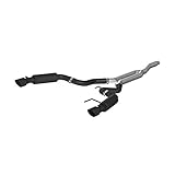 MBRP S7275BLK 3 in. Cat Back Dual Split Rear Race Version, 4.5 in. Tips Black Coated Exhaust System
