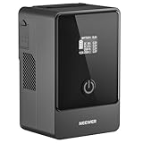 NEEWER ミニVマウントバッテリー 6800mAh 99Wh 14.5V ミニVロックバッテリー 65W PDタイプC/Dタップ/BP/USB A/デュアルDCポート/OLEDディスプレイ付き カメラ/カムコーダー/モニター/ビデオライト用 PS099E