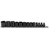 Stanley Proto J52304 13 Piece 12 Point 3/8" Drive Socket Set, ProtoBlack by Stanley Proto [並行輸入品]
