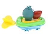 P Prettyia プラスチック製　泳ぐ動物　幼児　ベビーバスおもちゃ　ギフト　2種選ぶ　お風呂のおもちゃ　 - スタイル１