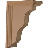 Ekena Millwork BKT02X05X07HARO 2 1/4-Inch W by 5-Inch D by 7-Inch H Hamilton Traditional Bracket, Re