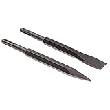 Homyl ハンマー　ピック　ドリル　　電動工具　高強度鋼　粉砕作業用　ポイント＋フラット　チゼル　花崗岩　壁　14 X 180mm　　　　