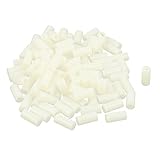 uxcell プラスチックスペーサー　　スペーサーワッシャー　 7mm x 3.2mm x 15mm 100個入り
