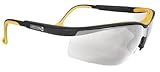 Dewalt DPG55-11C Clear Anti-Fog Protective Safety Glasses with Dual-Injected Rubber Frame and Temple