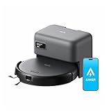 【超薄型】Anker Eufy (ユーフィ) Robot Vacuum Auto-Empty C10 (ロボット掃除機) 【小型/自動ゴミ収集ステーション/伸縮サイドブラシ/毛絡み除去システム/レーザーマッピング/アプリ操作/落下防止】