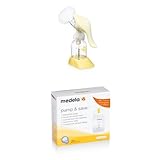 【セット買い】 メデラ 手動さく乳器 ハーモニー + 母乳保存バック 150ml