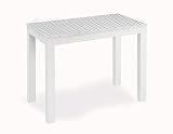 Altra Parsons Desk with Drawer, White/Gray Chevron [並行輸入品]