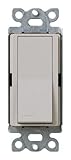 Lutron SC-3PS-TP Diva 15-Amp, 120-Volt to 277-Volt 3-Way Switch in Taupe [並行輸入品]