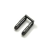 帯留め金具 １ヶ入【オビドメ金具 S小 14mm×10mm BKNi/ブラック】