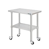 【ナリタカストア】作業台 キッチン 調理台 日本製 業務用 ステンレス キャスター付き 調理台 ステンレス調理台 業務用キッチン 調理作業台 厨房作業台 作業テーブル 業務用作業台 業務用ステンレス作業台 キッチン作業台 kot2ca-8045 (W800mm×H800×D450mm)