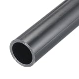 uxcell PVC剛性丸パイプ 25.6mm 内径 32mm外径 350mm ダークグレー 性 水道管 クラフト ケーブルスリーブ用