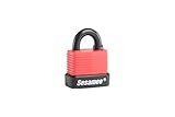Sesamee k45110-red Weather Covered南京錠