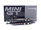 TrueScale Miniatures MINI GT 1/64 カーキャリアトレーラー タイプB ブラック 完成品