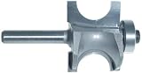 Magnate 5814 Bull Nose (Half Round) Router Bits, With Bearing - 5/8 Bead Diameter by Magnate