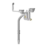 LILLVIKEN 排水トラップ/ストレーナー 2ボウル用 103.254.28