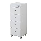 完成品 日本製すき間ワゴン 幅30×奥行29cm ホワイト