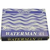 ウォーターマン【WATERMAN】カートリッジインク カートリッジSTD23（８本入） フロリダブルー S2270230