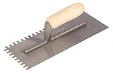 Goldblatt Tool Company G02382 1/2-Inch x 1/2-Inch x 1/2-Inch U Notch Carbon Steel Trowel [並行輸入品]