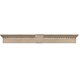 Buildersエッジ060020643023 43 5 / 8 " x 6 "クラシックDentilウィンドウヘッダー023、ウィッカー