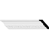 Ekena Millwork mld01 X 01 X 02ca Caputo Crown Molding、1 3 / 8 " H x 1 3 / 8 " P x 2 " F x 96 " L