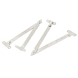 家具ふたヒンジ，SODIAL(R) 2x 金属の家具 ドア　デスク 蓋サポートヒンジ