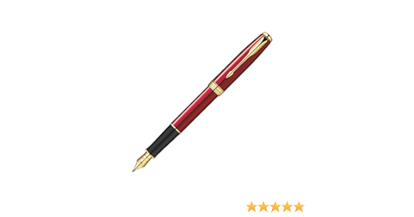 Amazon パーカー 万年筆 Xf 極細字 ソネット オリジナル レッドgt S 正規輸入品 万年筆 文房具 オフィス用品