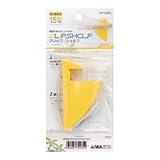 アイワ金属 クリップシェルフ 15mm イエロー(1箱・6個価格) AP-035K
