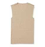 [グンゼ] インナーシャツ YG 清涼CUT OFFシリーズ Vネックスリーブレス YV1918 メンズ クリアーベージュ 日本 L (日本サイズL相当)