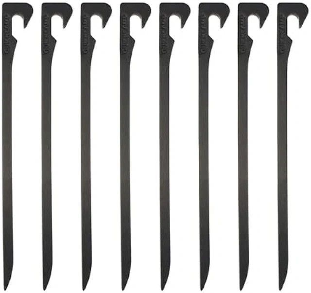 [QUICKCAMP] 鍛造アイアンペグ20cm 8本セット QC-FIPG20_8