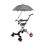 ベビー子供の三輪車トロリアルミニウム合金単純軽量折りたたみA- * (色 : A)