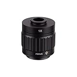 AmScope - 1X Cマウントカメラアダプター 顕微鏡用 CXフォトポート付き - AD-C10-CX