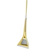ティディ(Tidy) Sweep スウィープコンパクト ホーキ＆ちりとりセット レモン 玄関・ベランダ用 CL-665-540-6 【日本製】