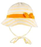 Le Top ルトップイエローストライプサンハット UVカット (S(3-9ヶ月))