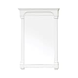 Bellaterraホーム205024-mirror-cr 24インチソリッド木製フレームミラー 24 205024-MIRROR-WH 1