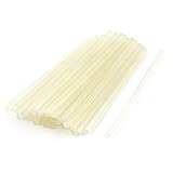 uxcell グルースティック　ホットメルト接着剤スティック　クリアホワイト 200 x 7mm　約85℃　50枚入り