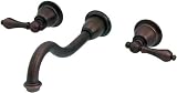 Water Creation F4-0001-03-AL Elegant Spout Wall Mount Vessel/Lavatory Faucet by Water Creation
