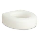 AquaSense Portable Raised Toilet Seat, White, 4 Inches [並行輸入品]