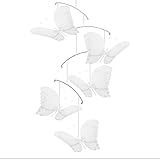 Butterfly Mobile White Twinkle Nylon Mesh Butterflies Mobiles Decorations Decorate Baby Nursery Bedr