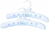 Lillian Rose Baby Cloth Hangers, Blue, 12", 2 Count by Lillian Rose [並行輸入品]