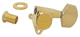 GOTOH エレキギター用ペグ、20ボタン、3+3、ゴールド(05202GX) SG301-01-3+3-GG