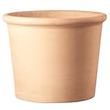 イタリア製テラコッタ鉢 シリンダーポット ホワイト 23cm 2個入り ／植木鉢